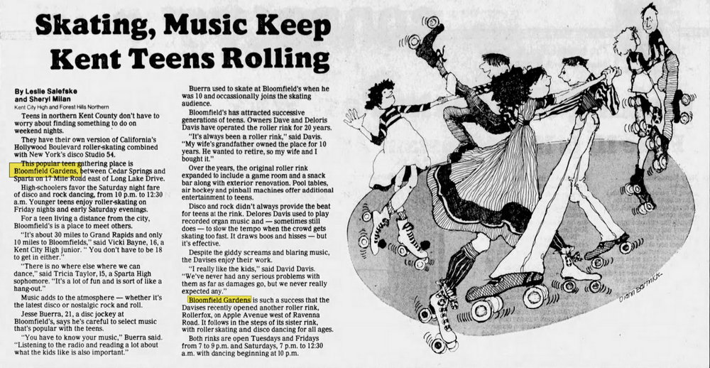 Bloomfield Gardens - Mar 21 1981 Article